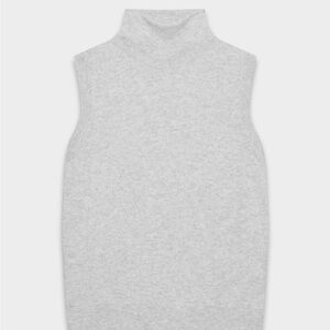 Aritzia Feather Cashmere Relaxed Turtleneck Tank
